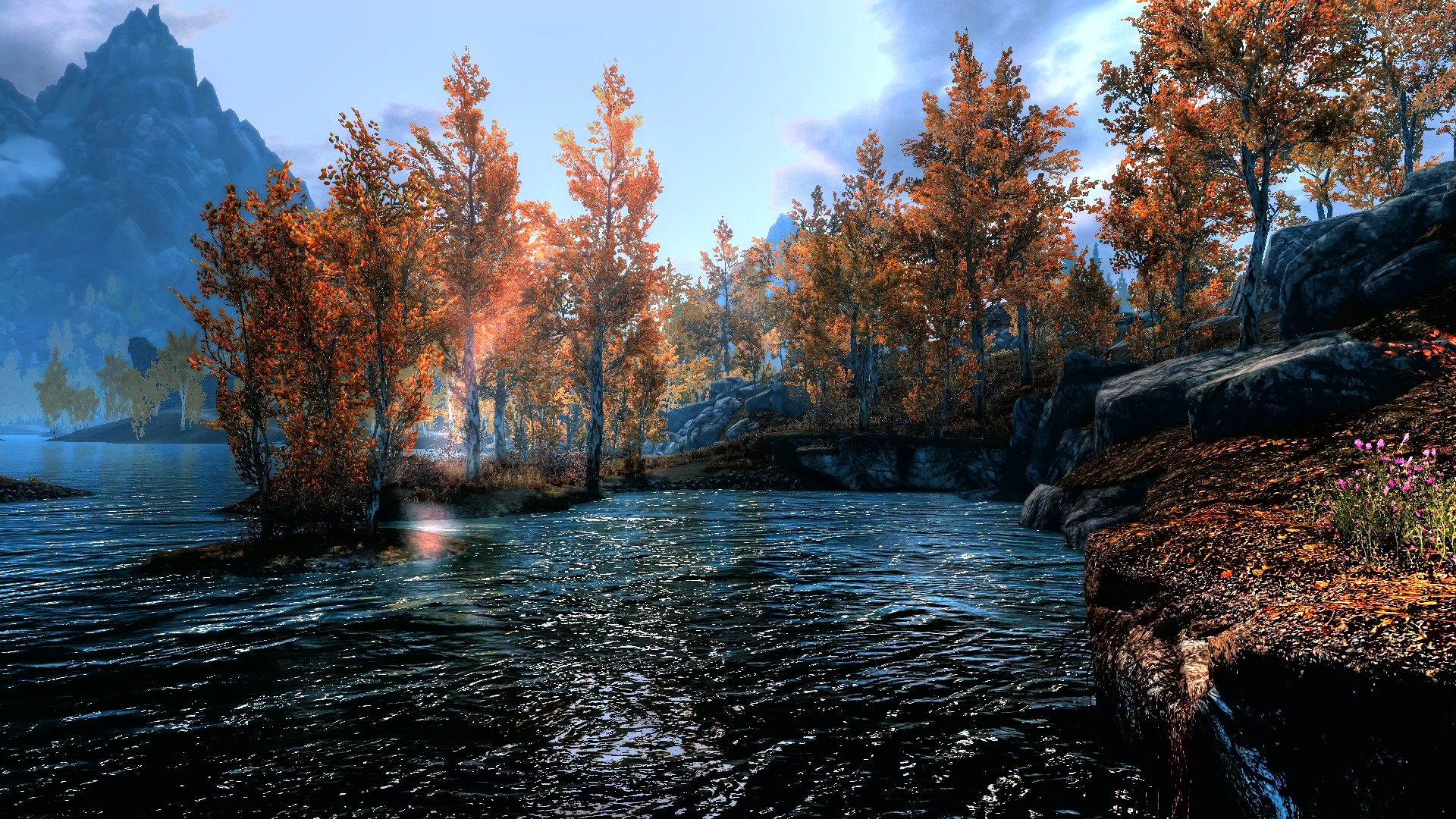 Free download wallpaper Fall, Earth, Skyrim on your PC desktop