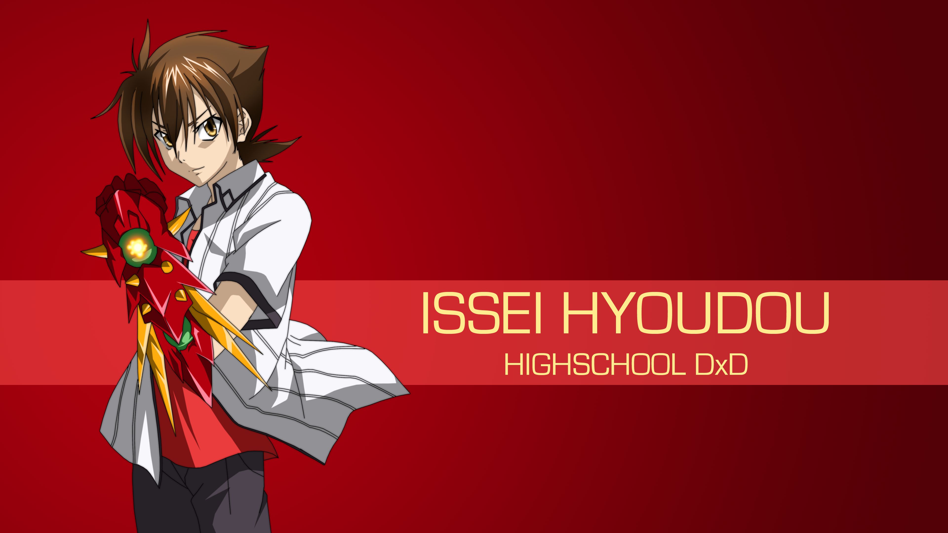 anime, high school dxd, ddraig (high school dxd), issei hyoudou