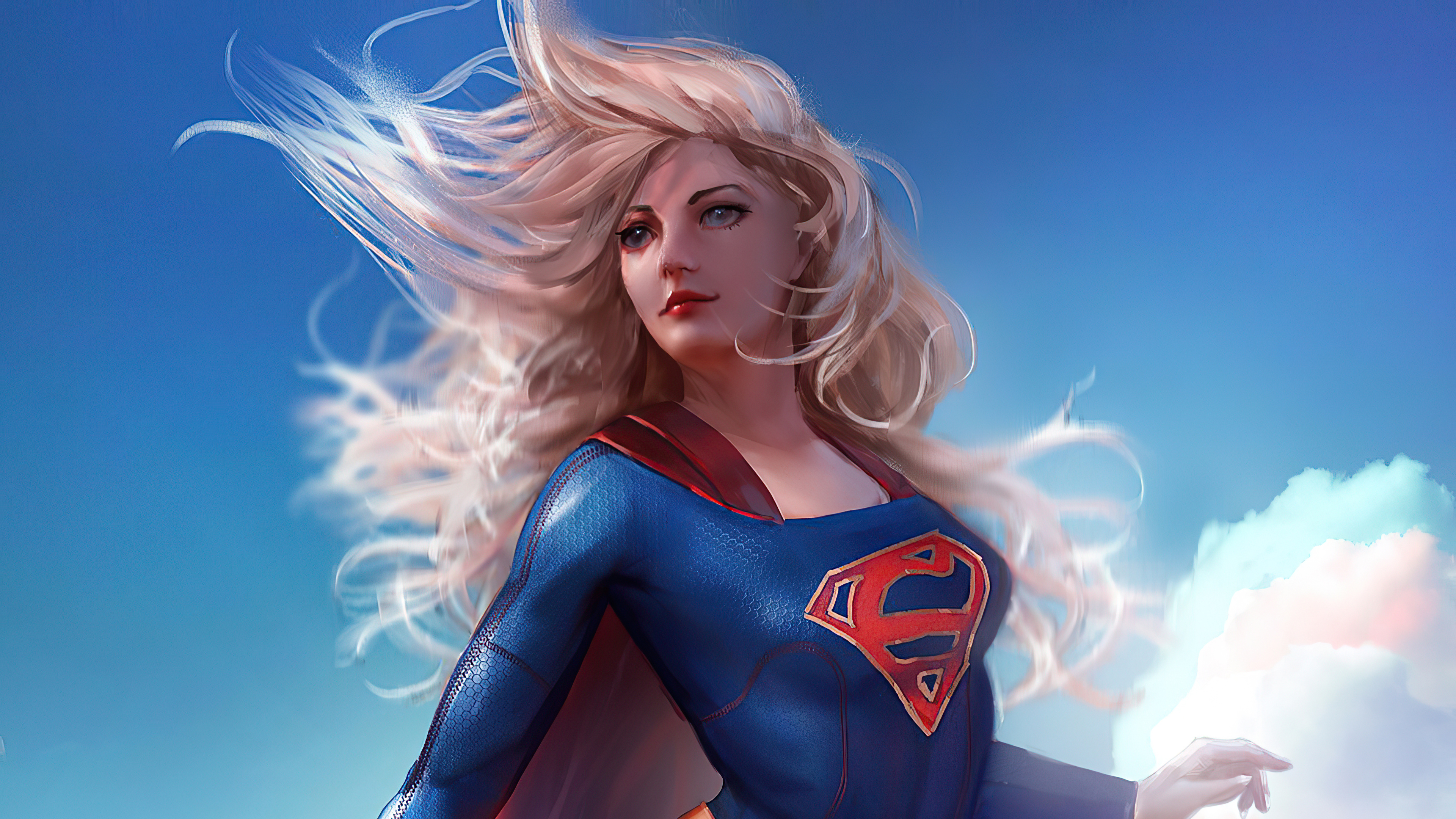 Скачати мобільні шпалери Супермен, Блондинка, Комікси, Комікси Dc, Супердівчина безкоштовно.