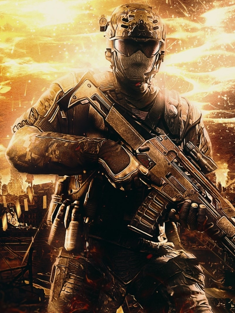 Скачати мобільні шпалери Call Of Duty, Відеогра, Call Of Duty: Black Ops Ii безкоштовно.