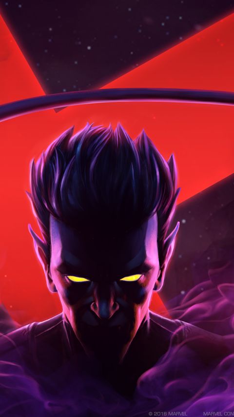 Download mobile wallpaper Video Game, Nightcrawler (Marvel Comics), Marvel Contest Of Champions for free.