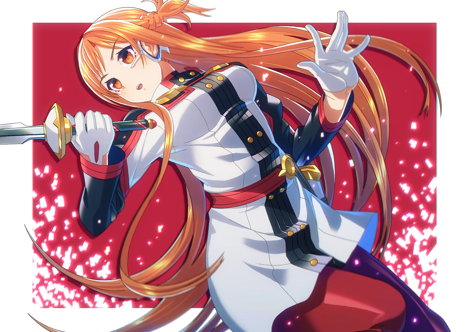 Laden Sie das Animes, Asuna Yuuki, Sword Art Online, Sword Art Online Movie: Ordnungsskala-Bild kostenlos auf Ihren PC-Desktop herunter