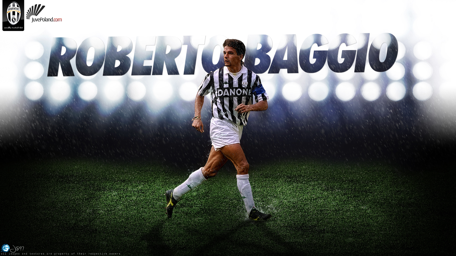 Handy-Wallpaper Sport, Fußball, Juventus Turin, Roberto Baggio kostenlos herunterladen.