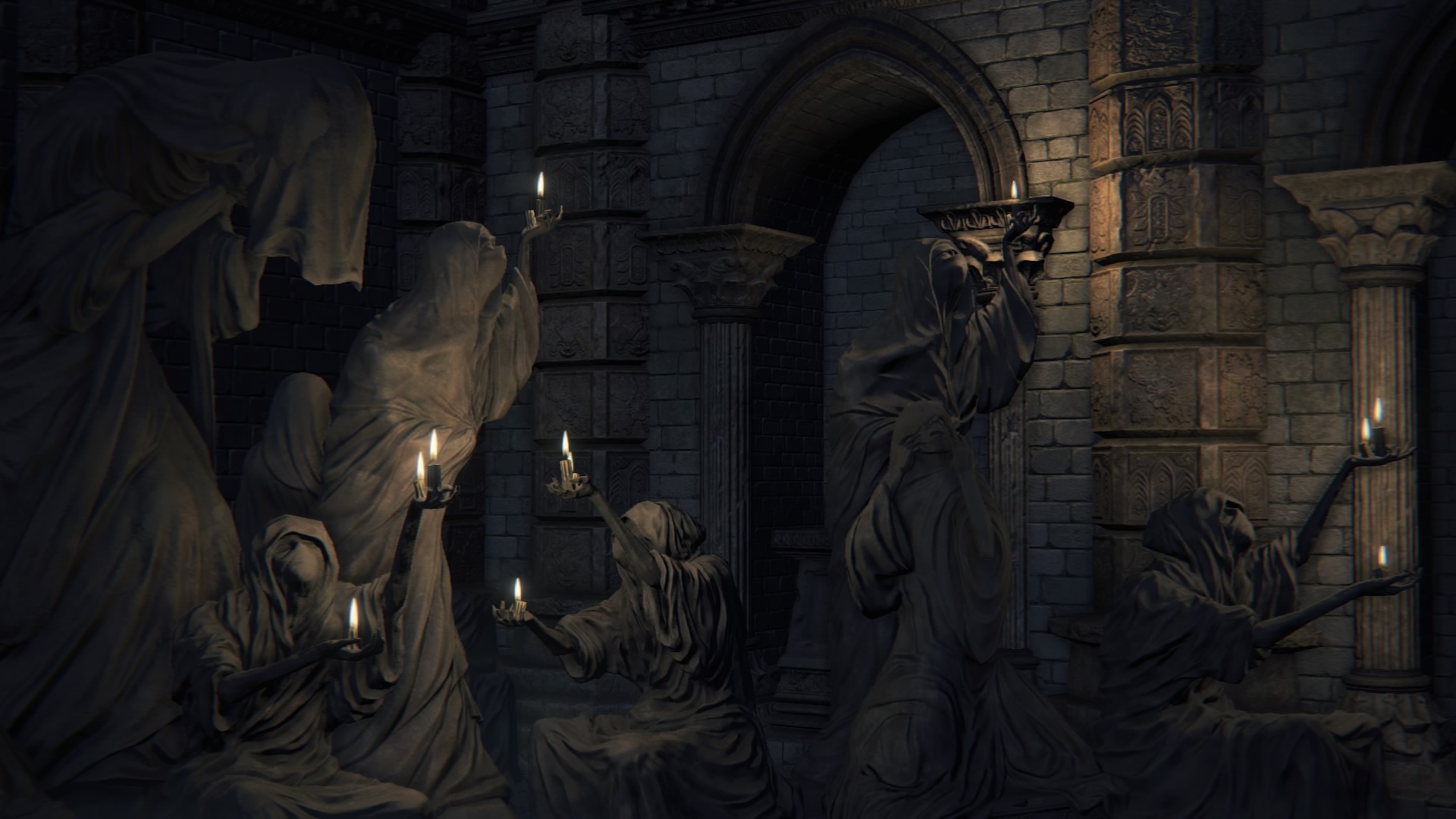 Download mobile wallpaper Dark, Creepy, Video Game, Horror, Scary, Bloodborne for free.
