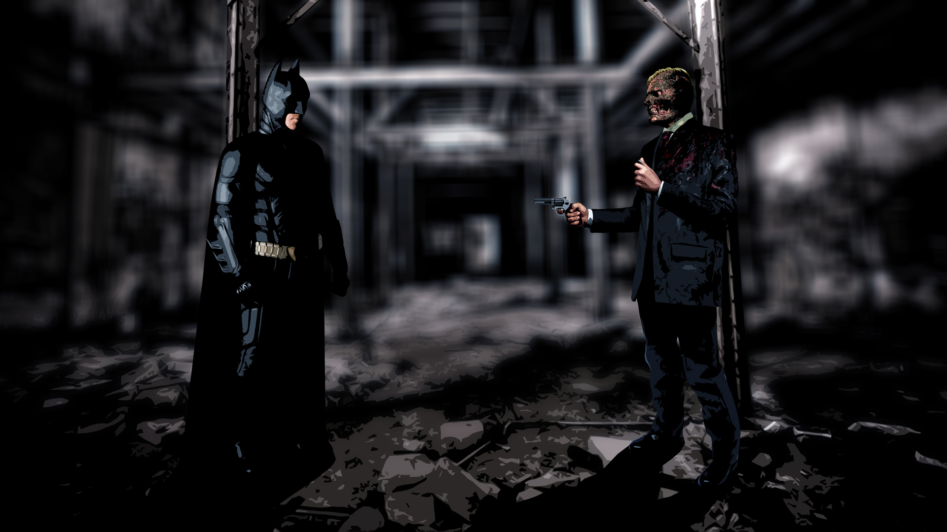 Handy-Wallpaper The Dark Knight, The Batman, Filme kostenlos herunterladen.