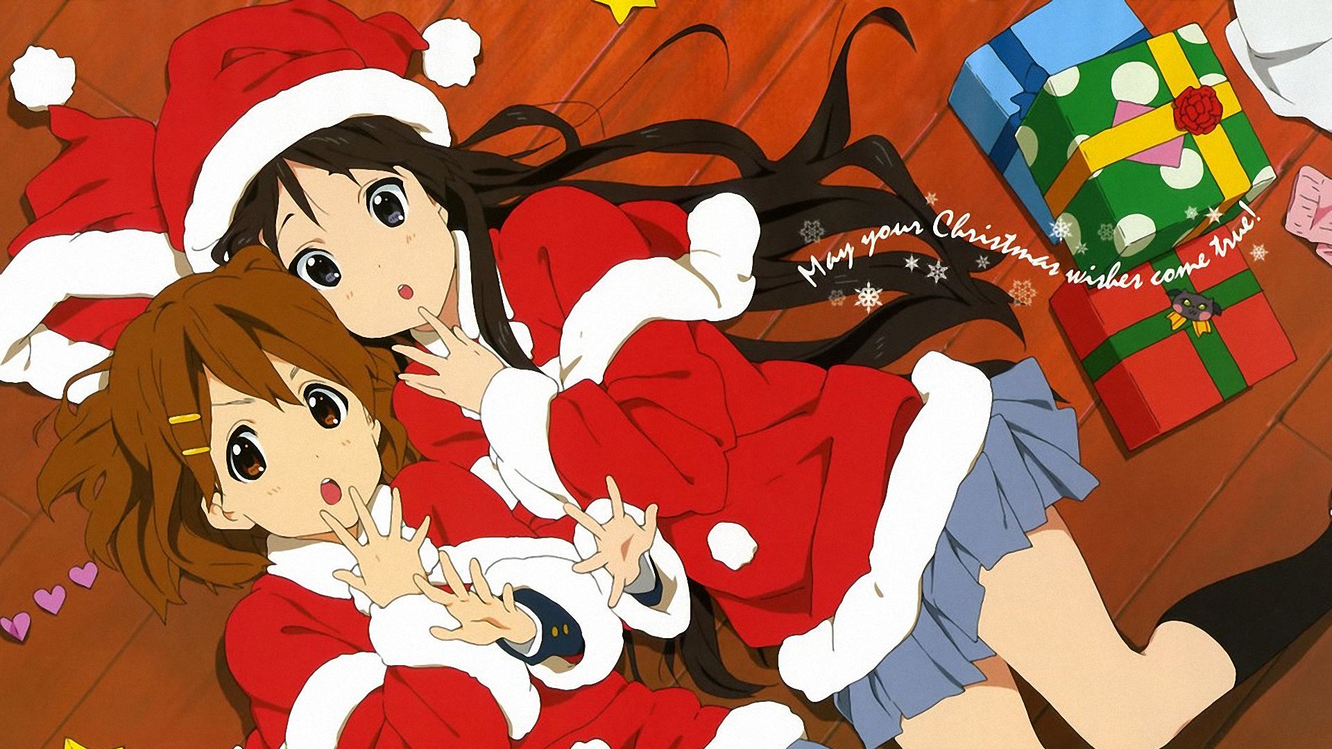 Handy-Wallpaper Animes, Mio Akiyama, K On!, Yui Hirasawa kostenlos herunterladen.