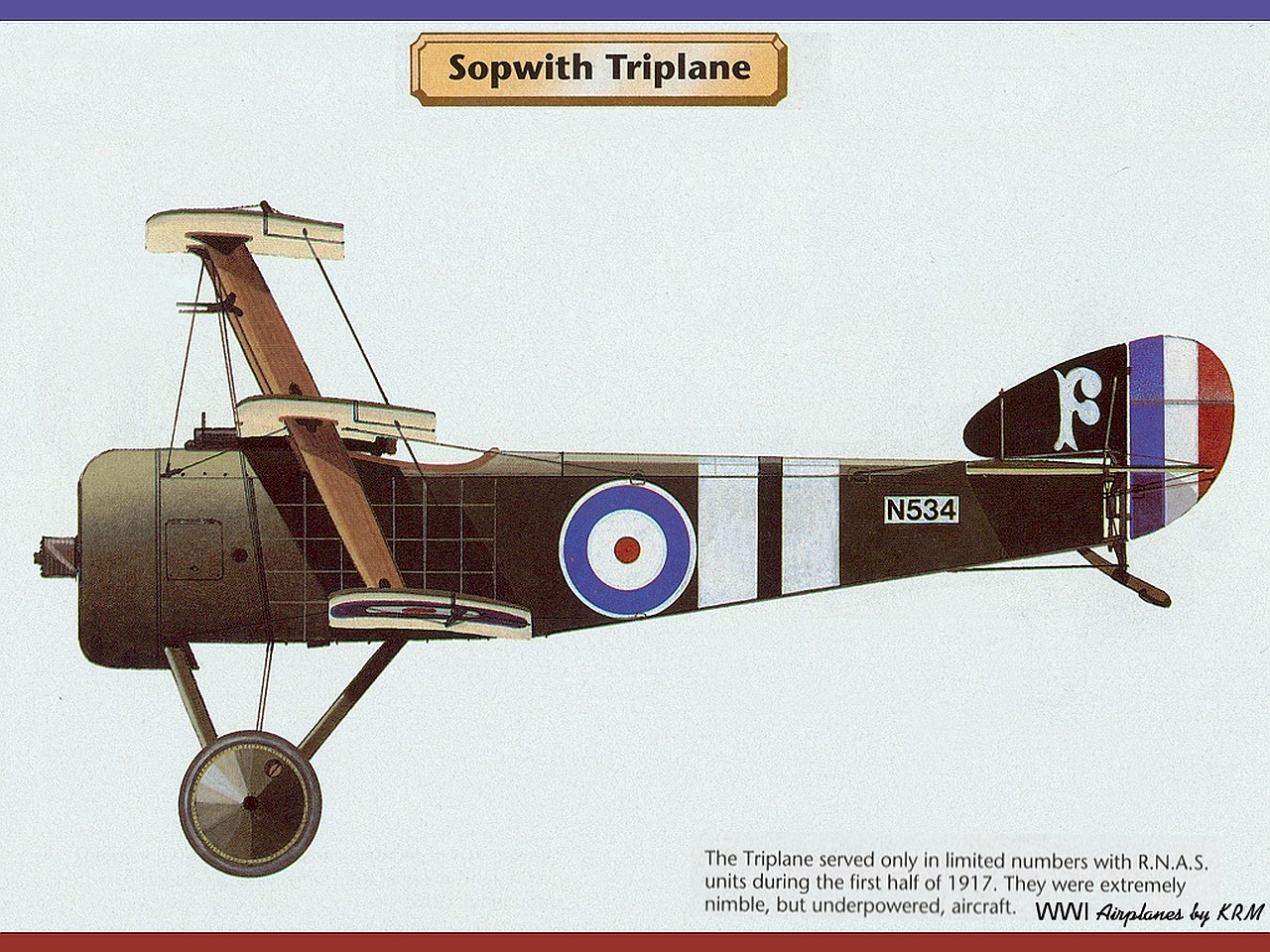 Descargar fondos de escritorio de Triplano Sopwith HD