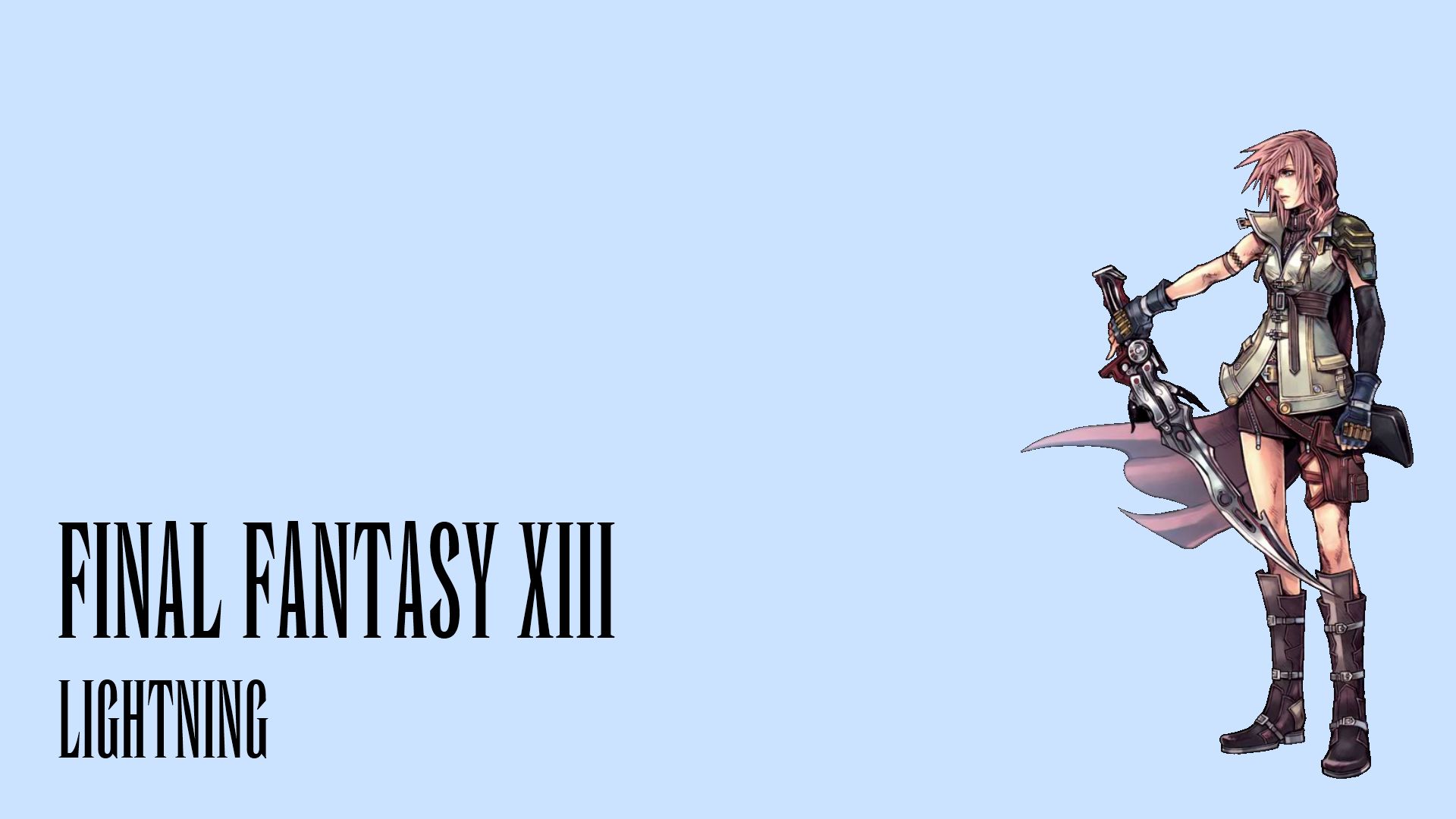 Скачати мобільні шпалери Final Fantasy Xiii, Блискавка (Final Fantasy), Final Fantasy, Відеогра безкоштовно.