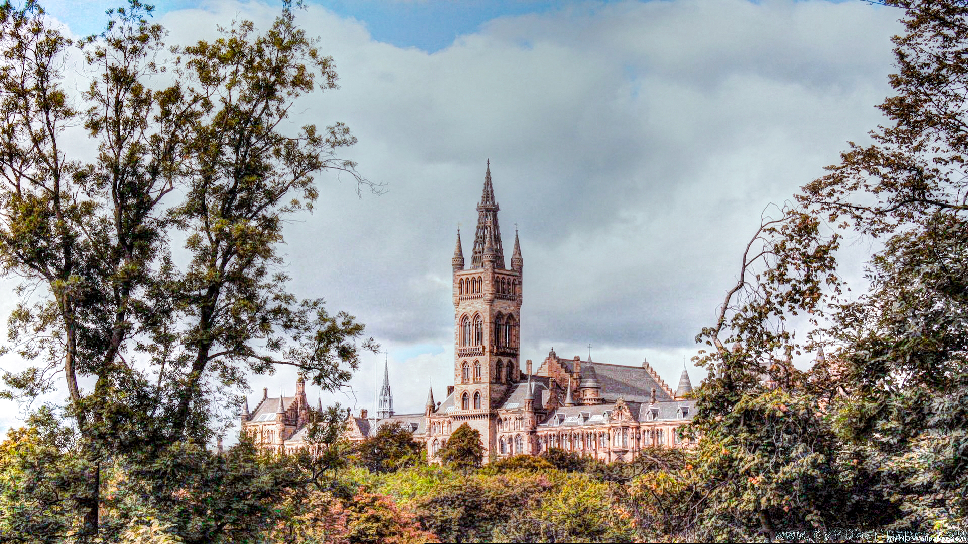 Handy-Wallpaper Universität Glasgow, Monumente, Menschengemacht kostenlos herunterladen.