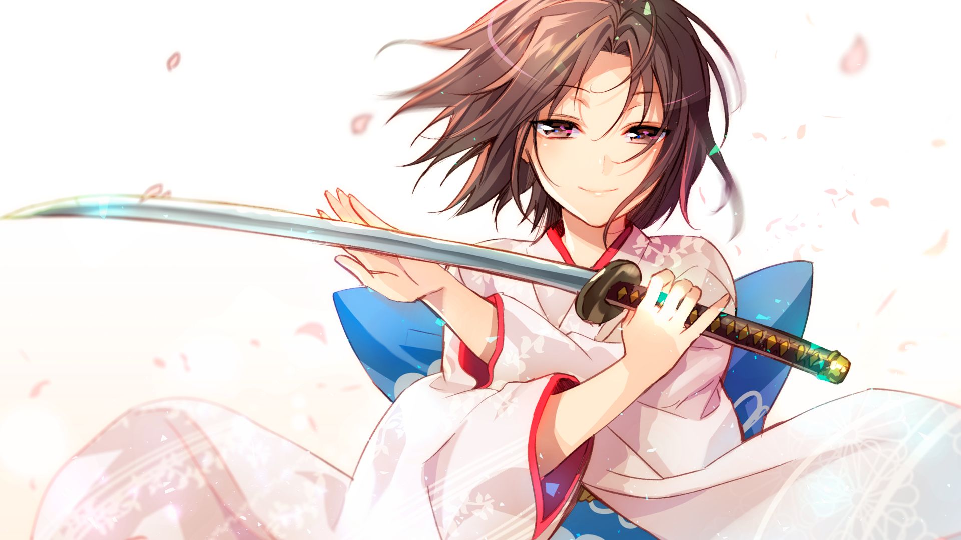 749606 descargar fondo de pantalla animado, kara no kyōkai, katana, shiki ryogi, espada: protectores de pantalla e imágenes gratis