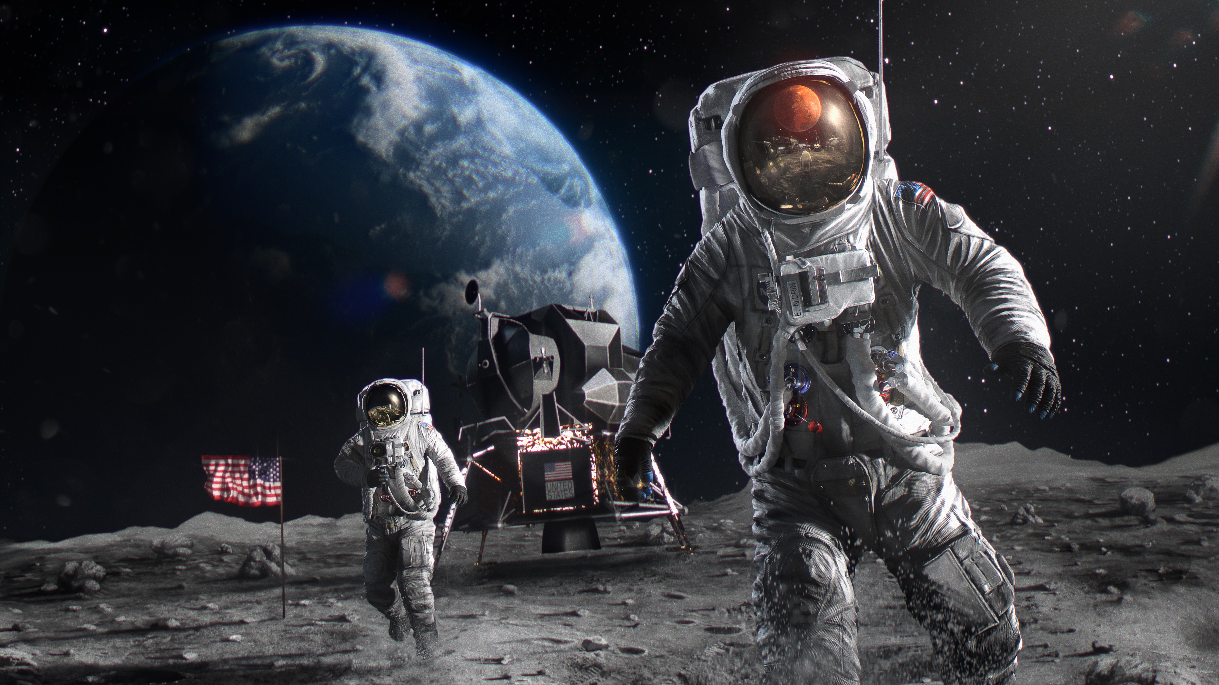 Téléchargez des papiers peints mobile Espace, Science Fiction, Astronaute gratuitement.