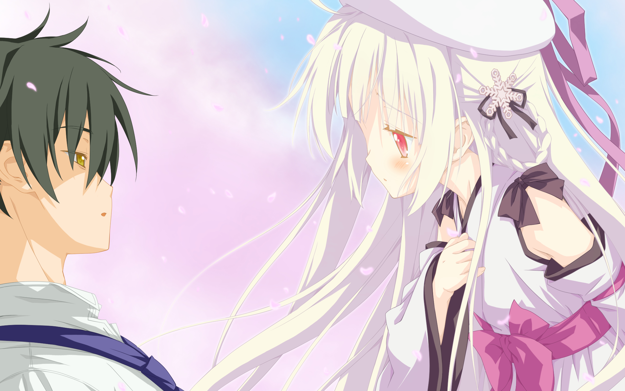 851551 Bild herunterladen animes, astralair kein shiroki towa, haruna riku, yuuki (astralair kein shiroki towa) - Hintergrundbilder und Bildschirmschoner kostenlos