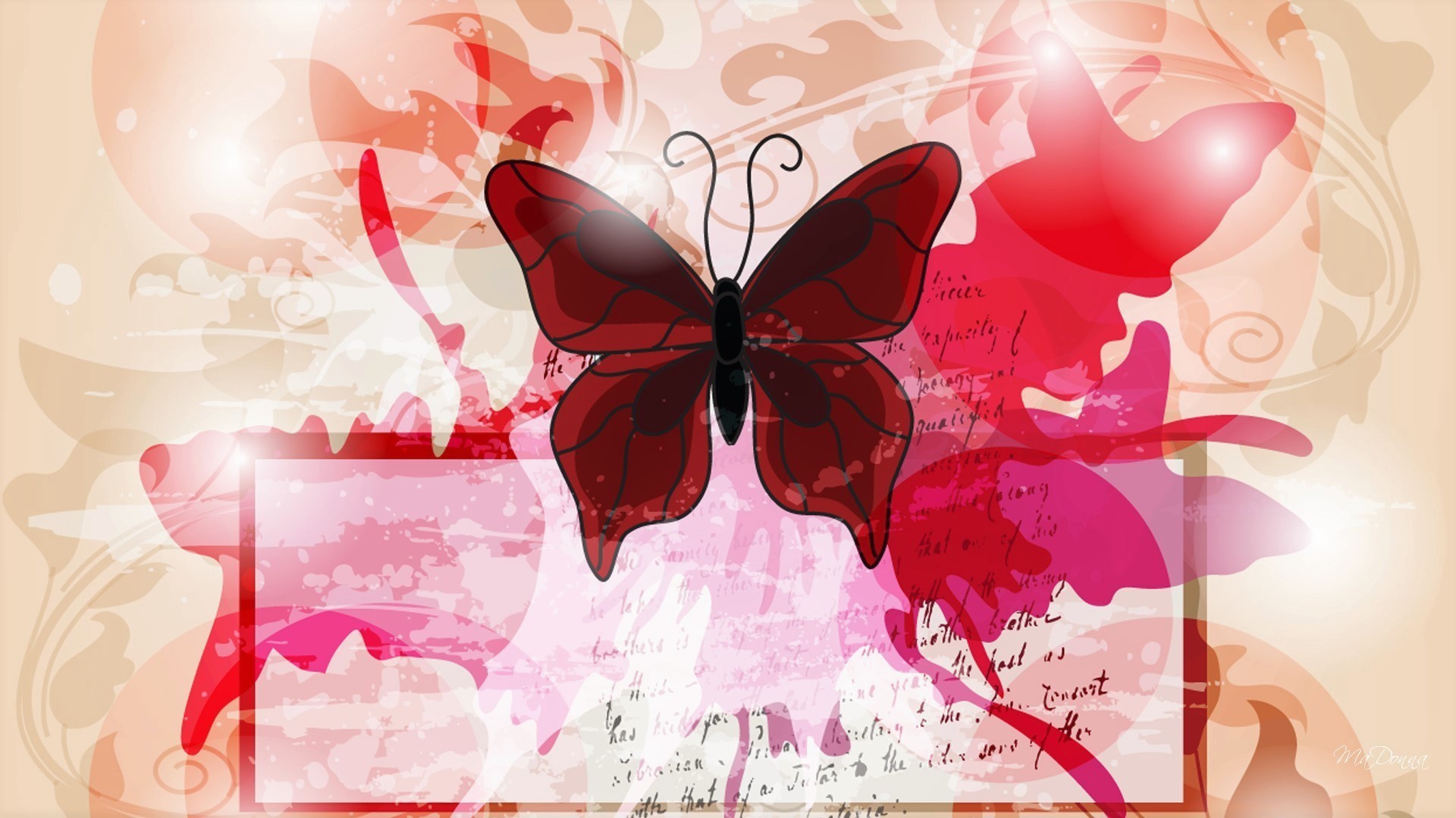Free download wallpaper Paint, Butterfly, Artistic on your PC desktop
