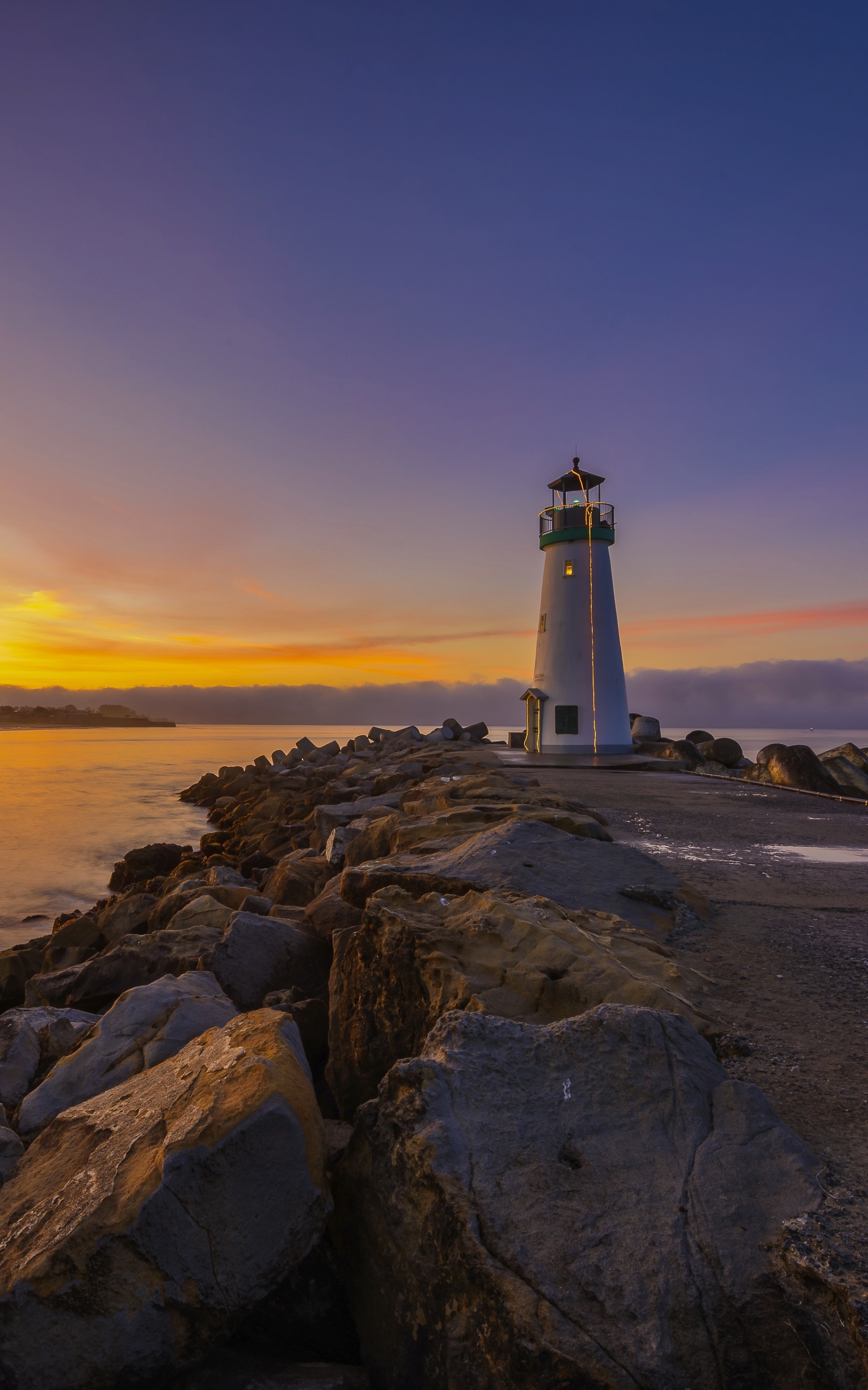 Download mobile wallpaper Lighthouse, Man Made, Santa Cruz for free.