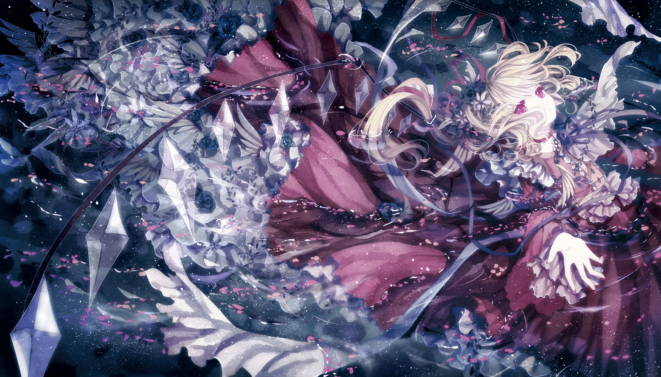 Free download wallpaper Anime, Flandre Scarlet, Touhou on your PC desktop