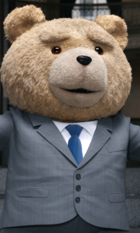 Mobile wallpaper movie, ted 2, ted (movie character)