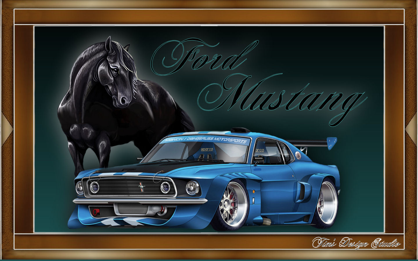 Free download wallpaper Ford, Ford Mustang, Horse, Vehicles on your PC desktop