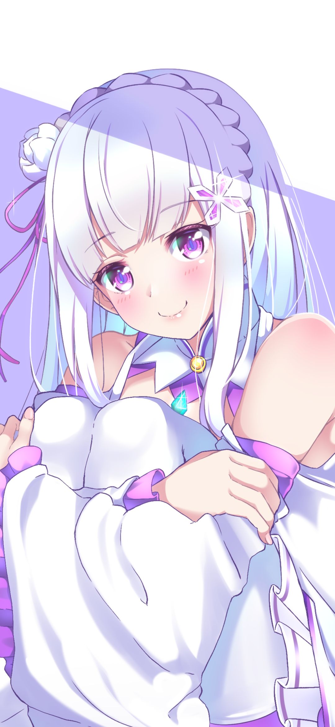 Descarga gratuita de fondo de pantalla para móvil de Animado, Emilia (Re:zero), Re:zero Comenzando La Vida En Otro Mundo.