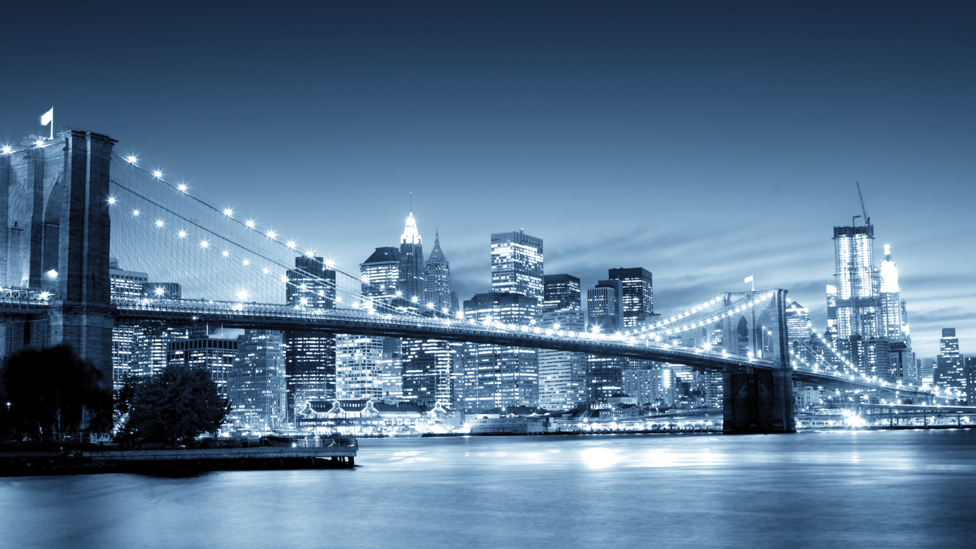 Free download wallpaper Brooklyn Bridge, Bridges, Man Made on your PC desktop