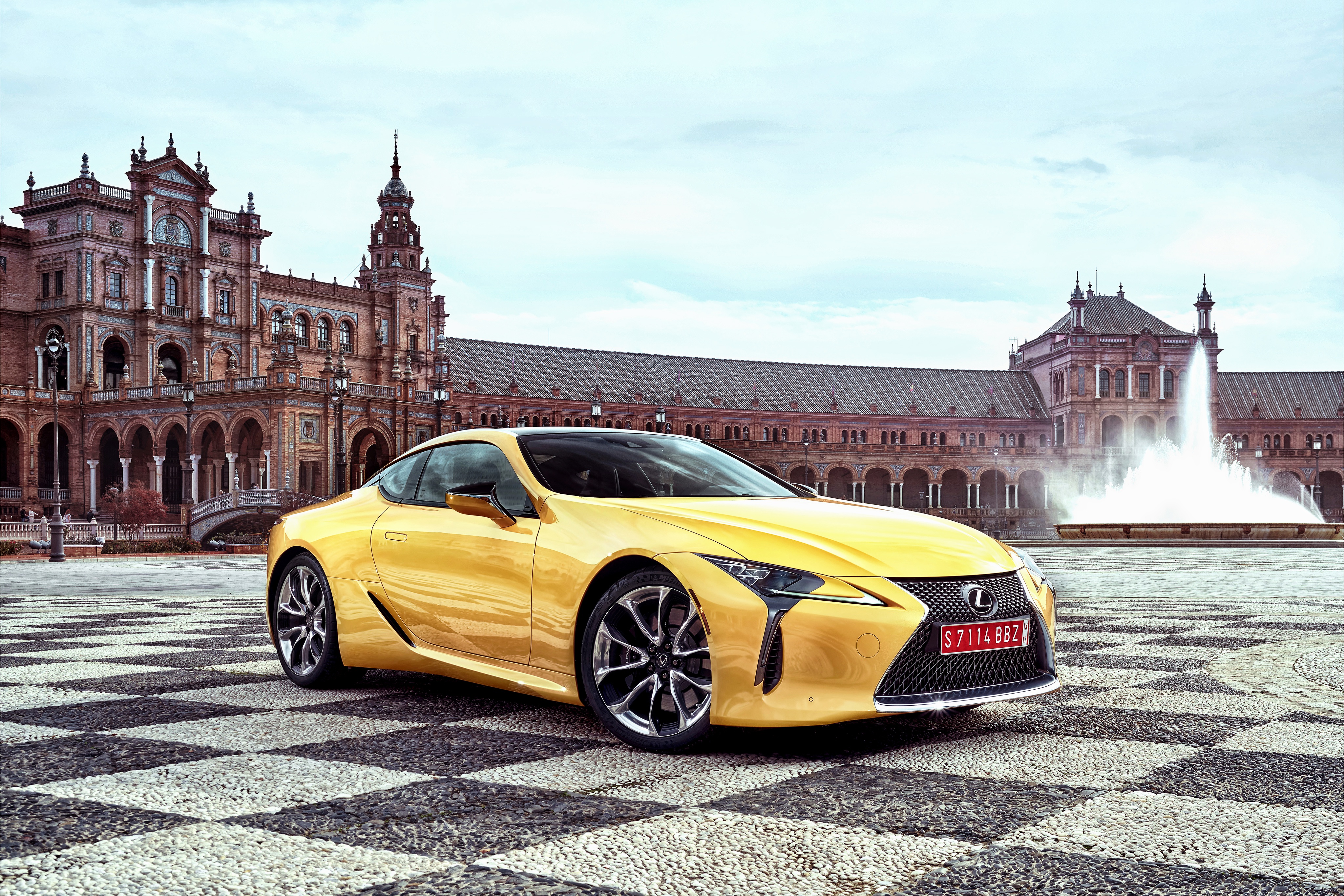 Download mobile wallpaper Lexus, Vehicles, Yellow Car for free.
