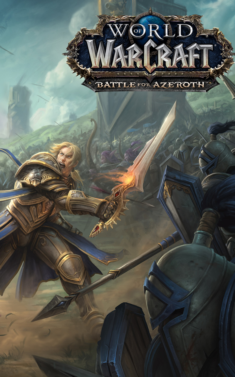 Скачать картинку Видеоигры, Мир Warcraft, Мир Warcraft: Битва За Азерот в телефон бесплатно.