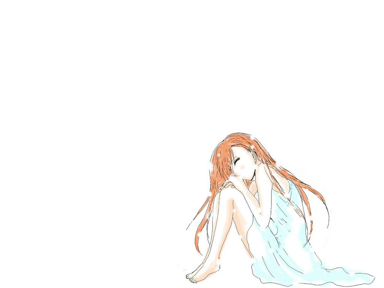 Handy-Wallpaper Bleach, Animes, Orihime Inoue kostenlos herunterladen.