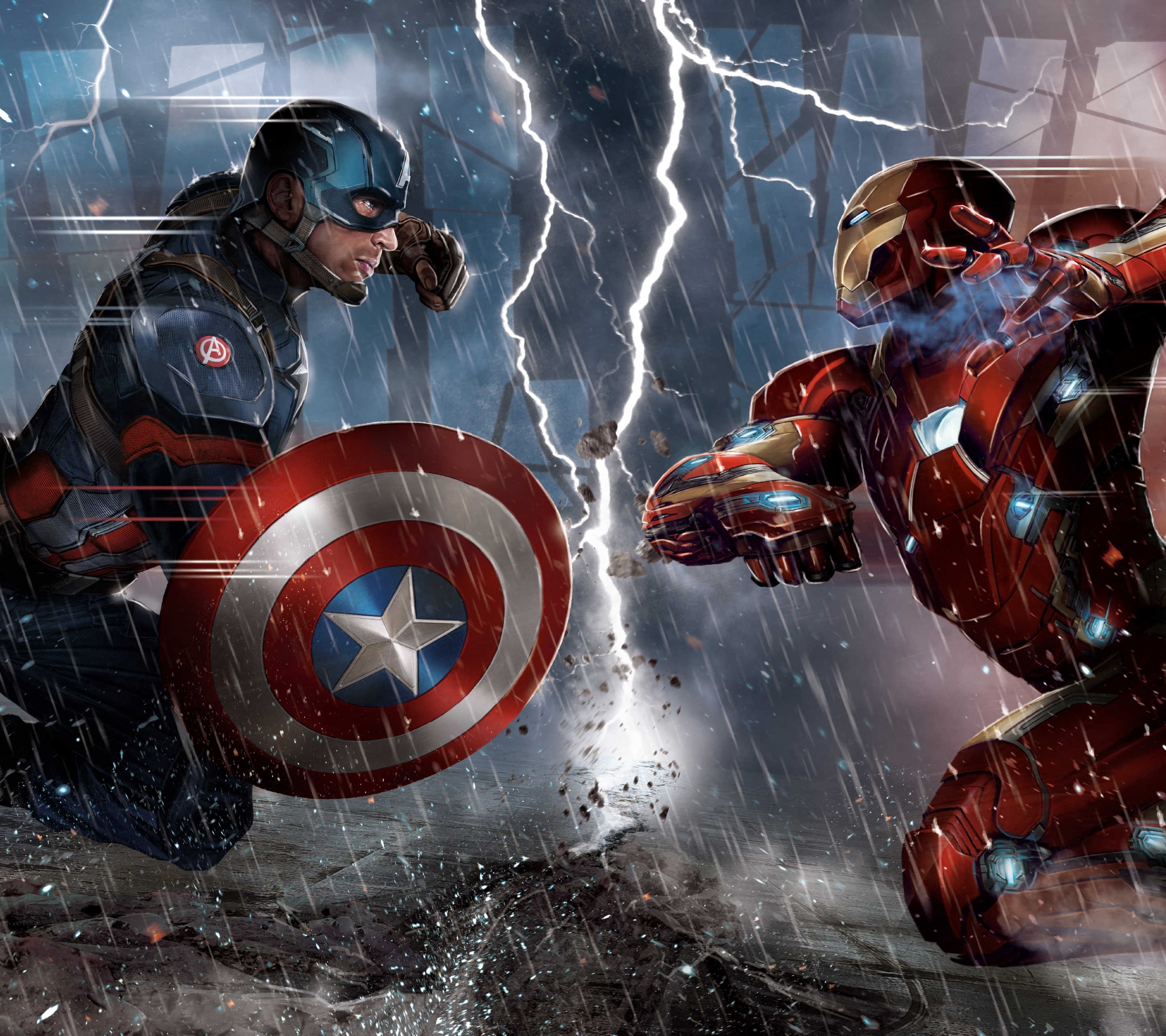 Handy-Wallpaper Captain America, Filme, Ironman, Kapitän Amerika, The First Avenger: Civil War kostenlos herunterladen.