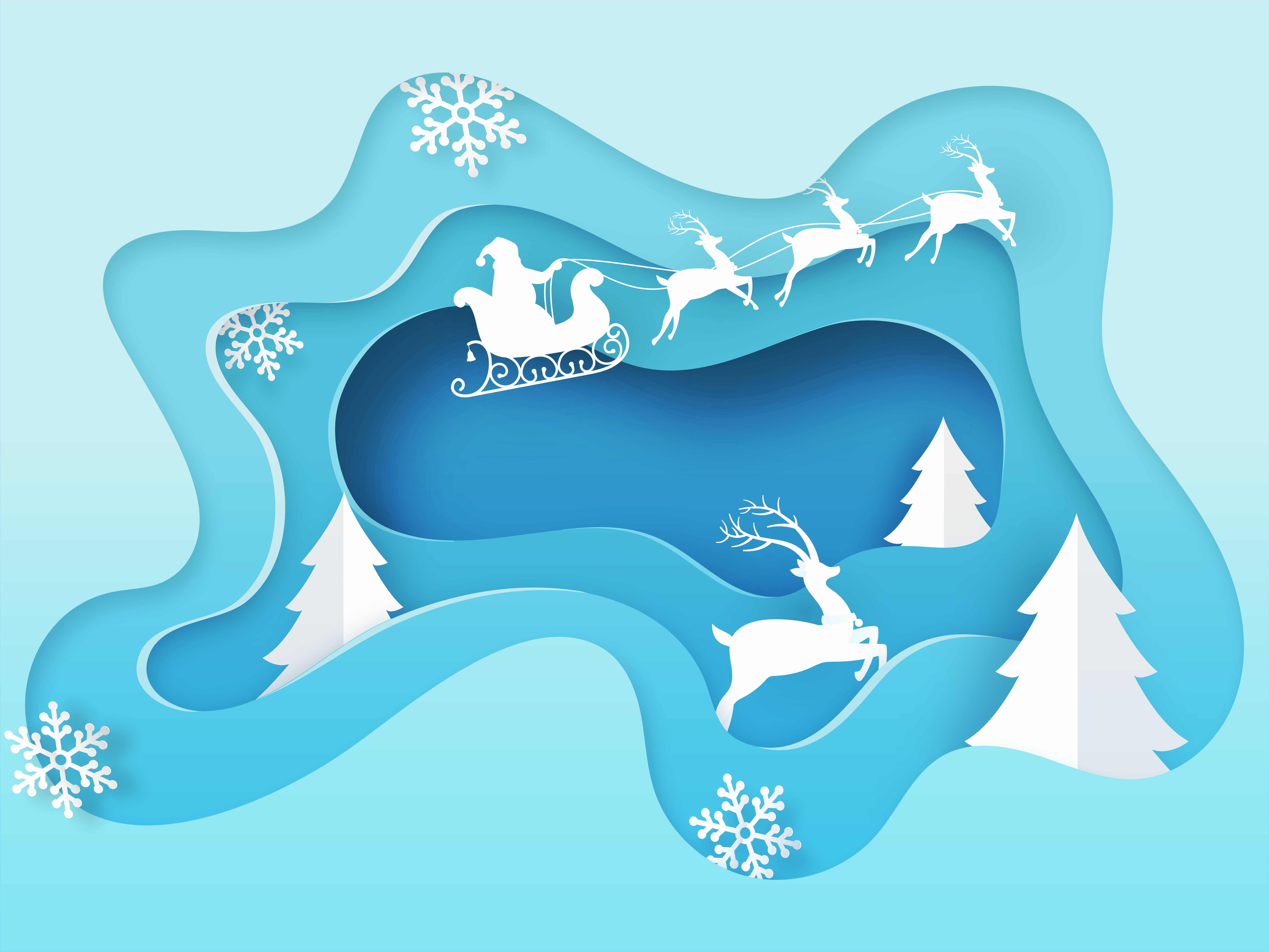 Handy-Wallpaper Feiertage, Winter, Schnee, Weihnachten, Schlitten kostenlos herunterladen.