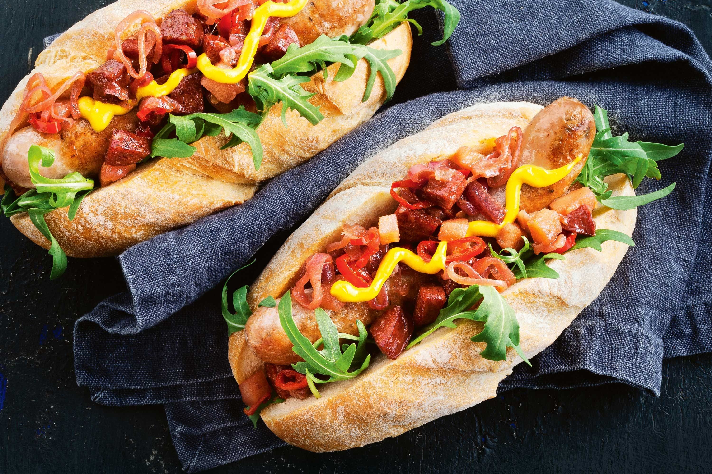 Téléchargez des papiers peints mobile Nourriture, Hot Dog gratuitement.