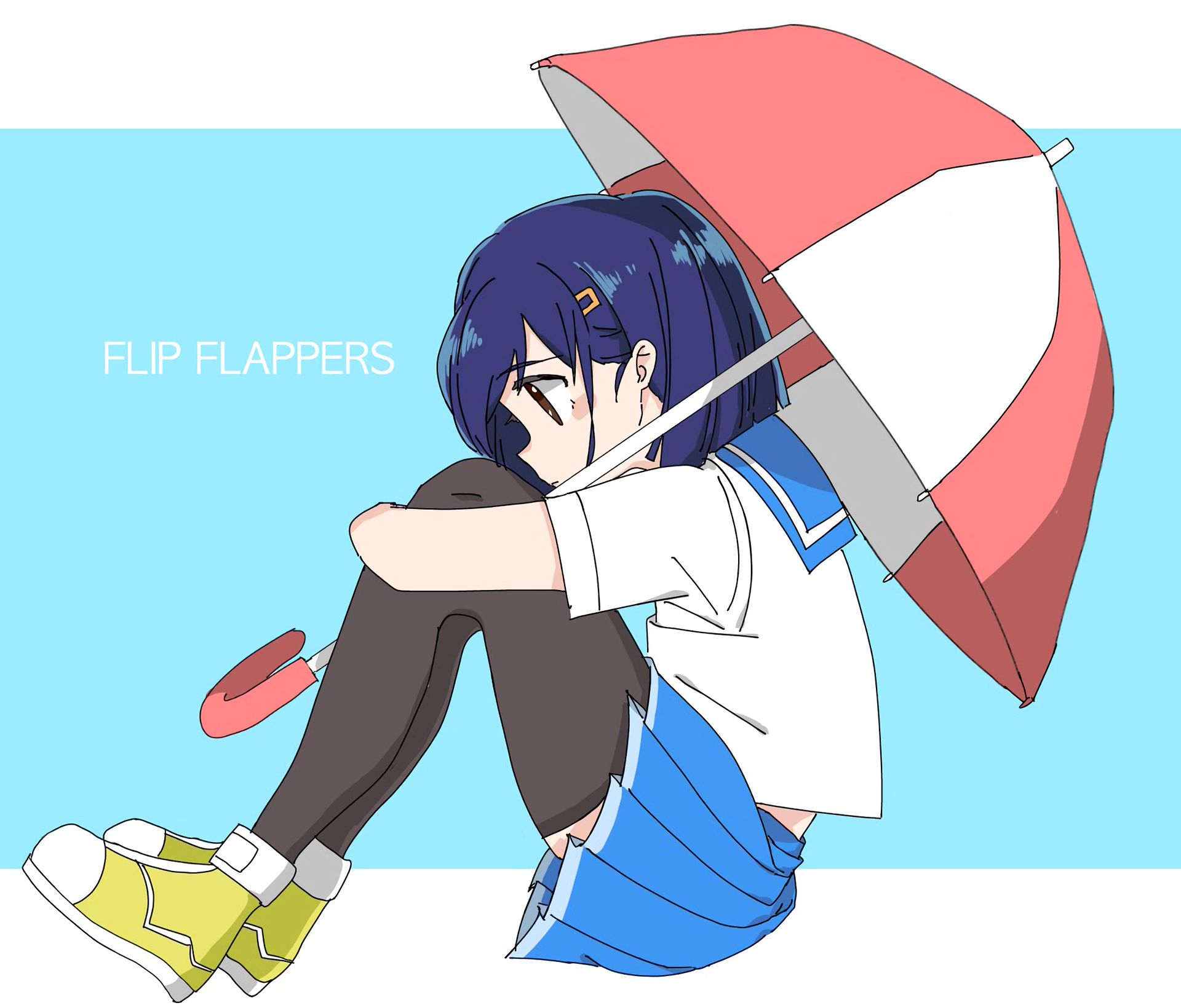 anime, flip flappers, kokona (flip flappers)