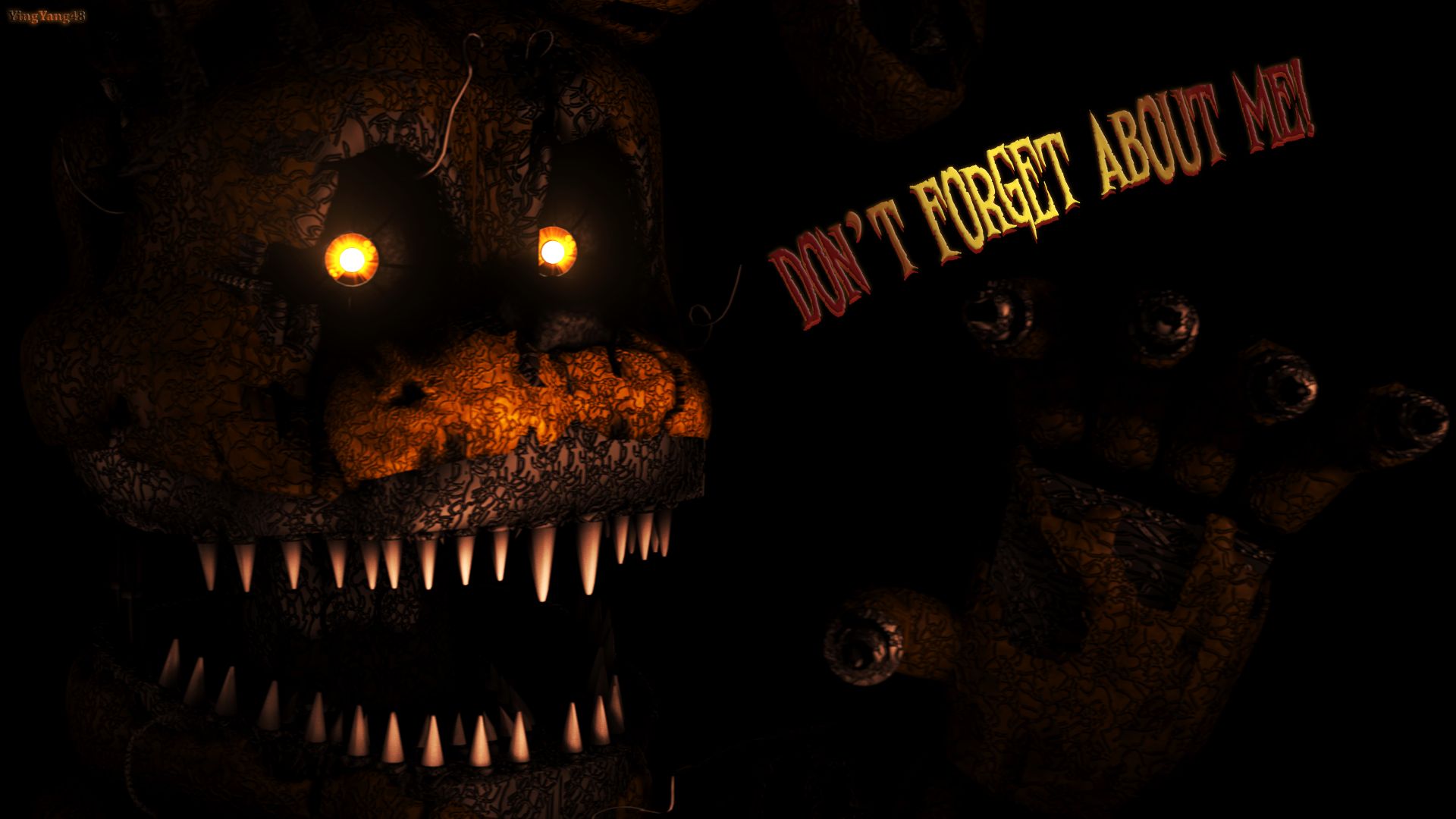 Laden Sie das Computerspiele, Five Nights At Freddy's, Fünf Nächte Bei Freddy's 4-Bild kostenlos auf Ihren PC-Desktop herunter