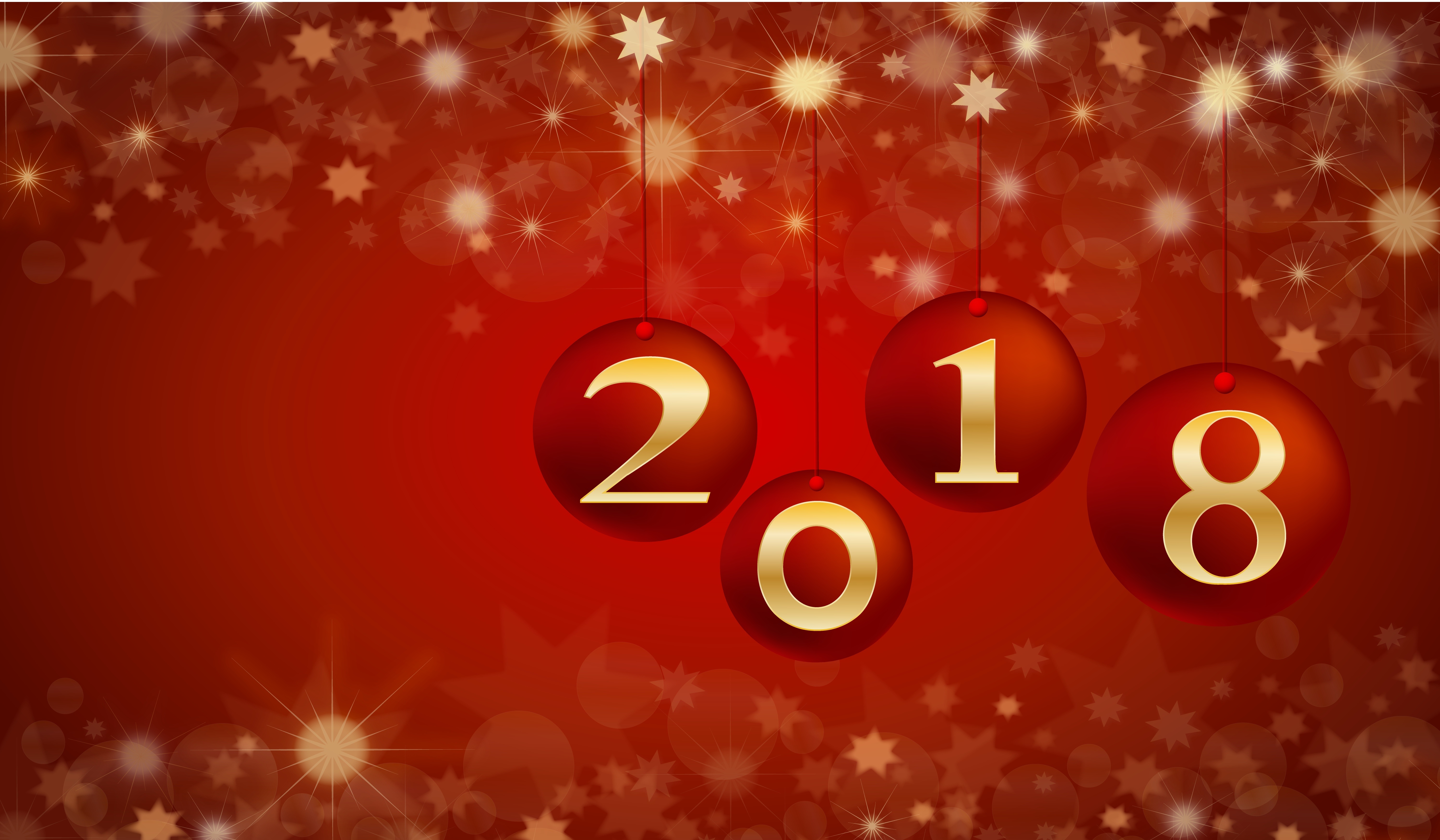Descarga gratis la imagen Año Nuevo, Día Festivo, Nuevo Año 2018 en el escritorio de tu PC