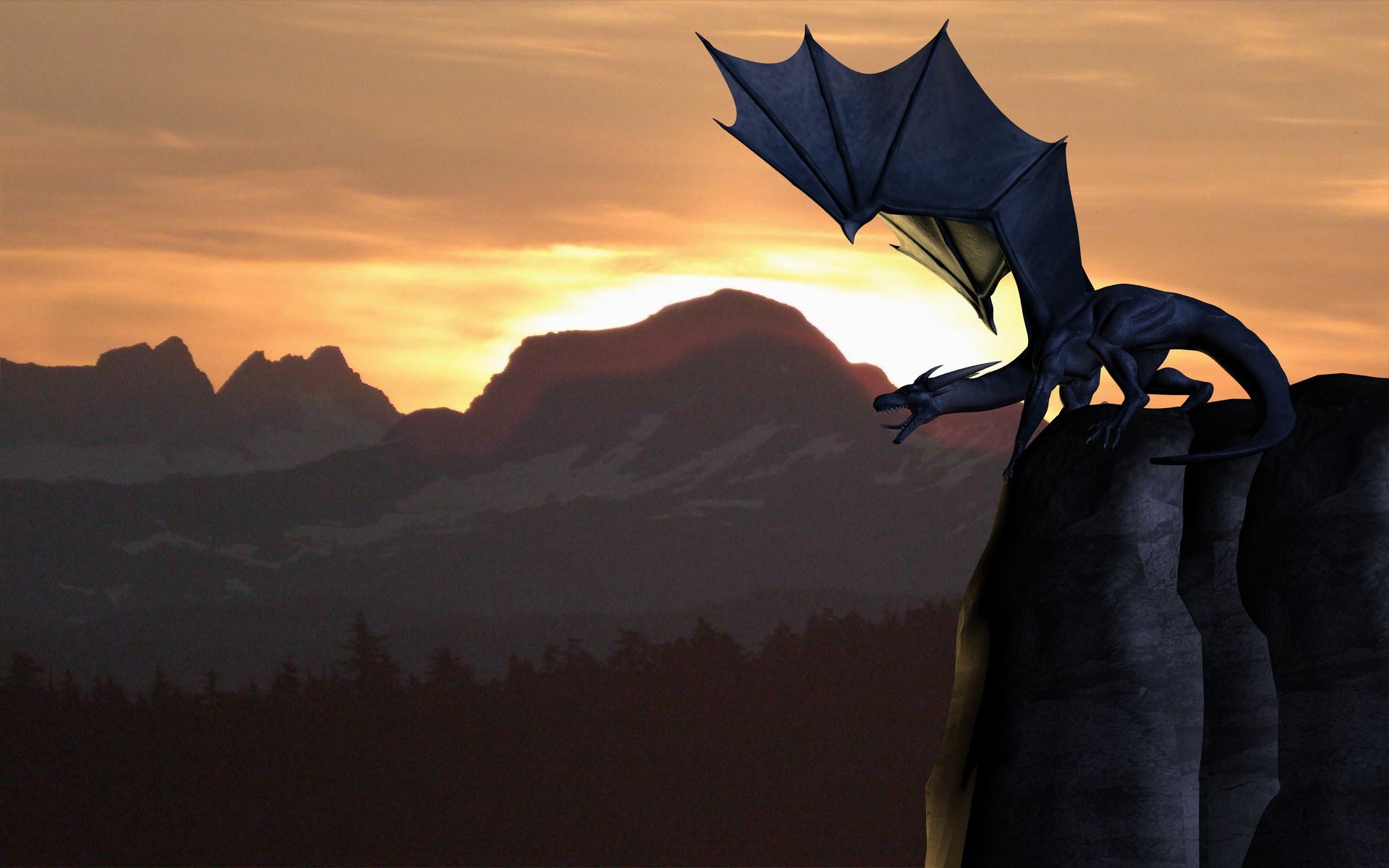 Laden Sie das Fantasie, Drachen-Bild kostenlos auf Ihren PC-Desktop herunter