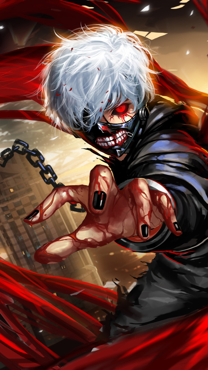 Téléchargez des papiers peints mobile Animé, Ken Kaneki, Tokyo Ghoul gratuitement.