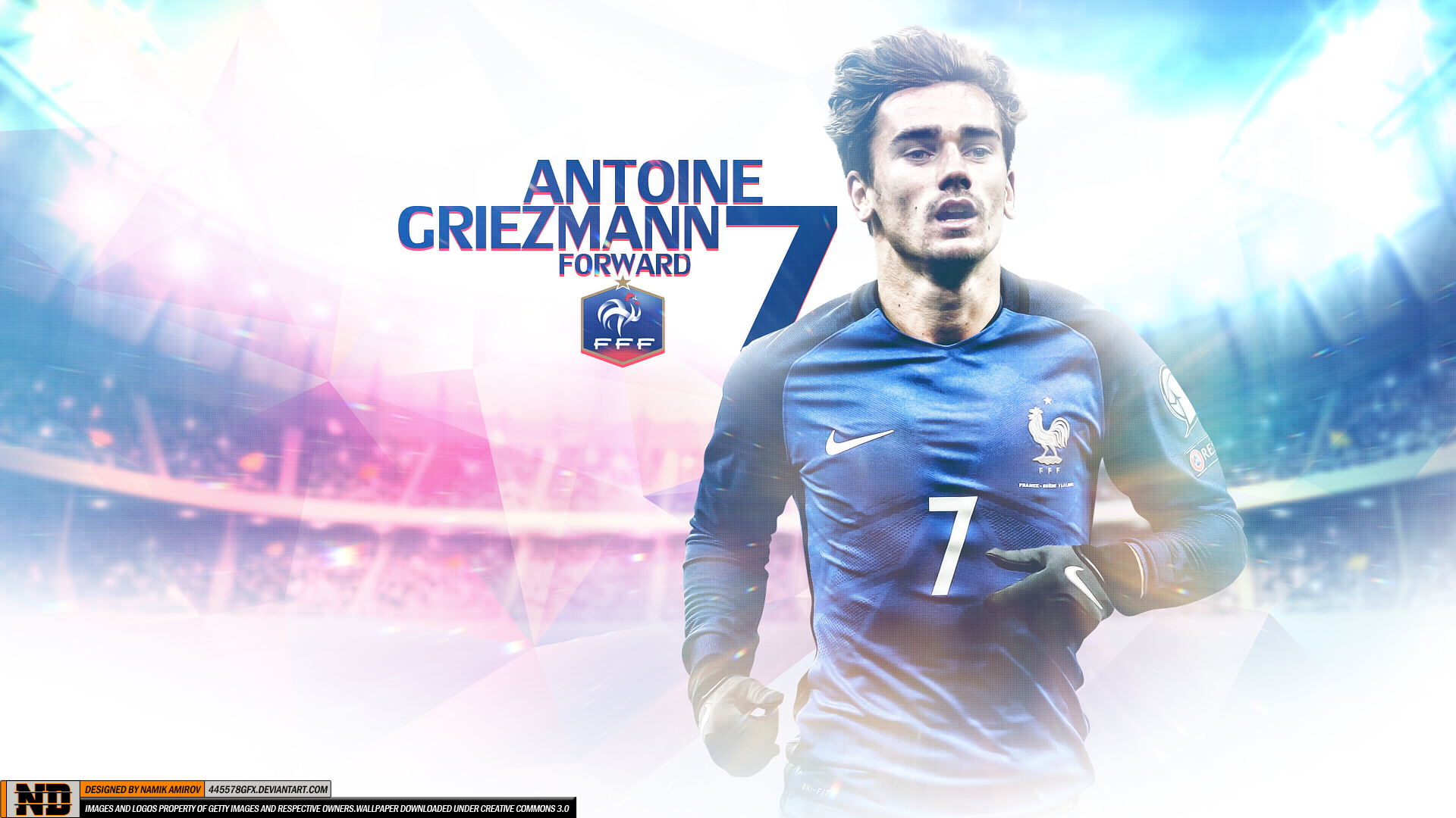 Baixe gratuitamente a imagem Esportes, Futebol, Francês, Antoine Griezmann na área de trabalho do seu PC