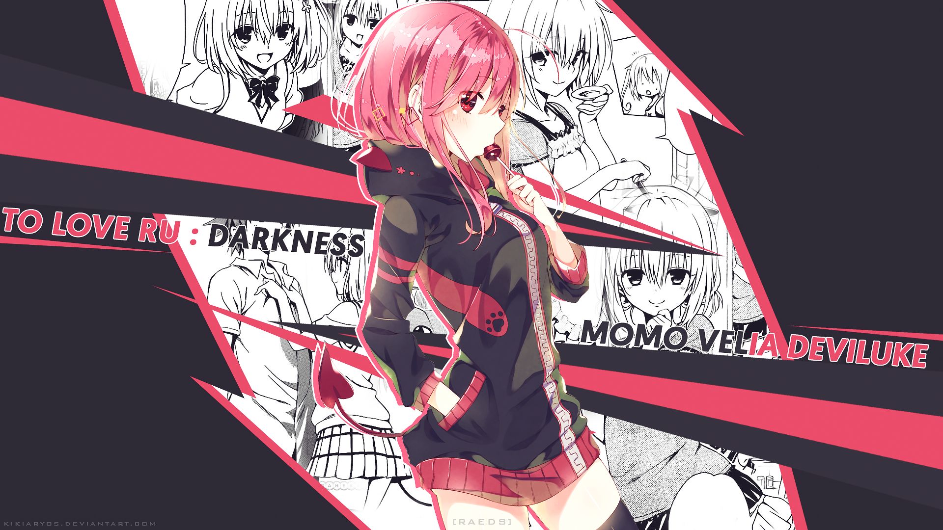 anime, to love ru: darkness, momo velia deviluke
