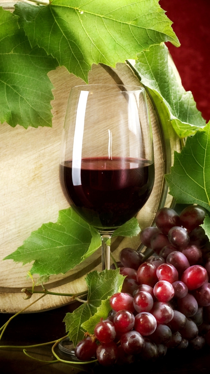 Download mobile wallpaper Fruits, Food, Grapes, Wine for free.