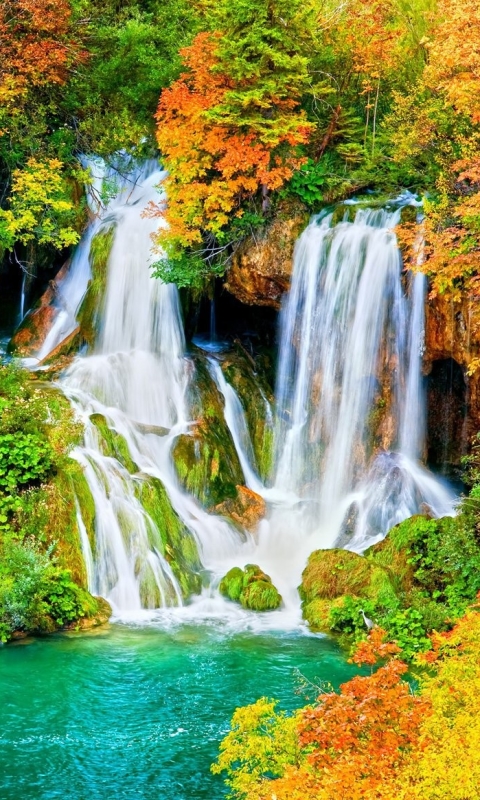 Download mobile wallpaper Waterfalls, Waterfall, Fall, Earth for free.