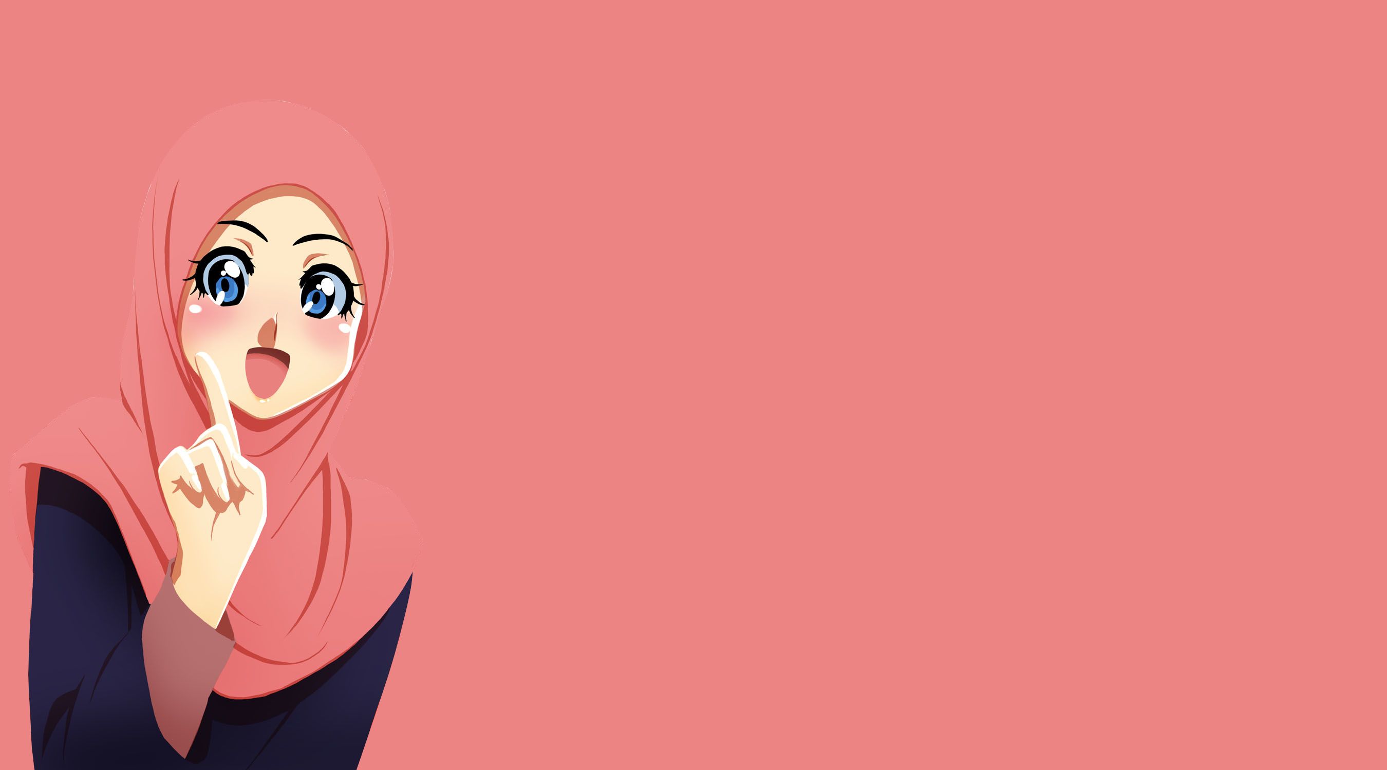 original, anime, hijab