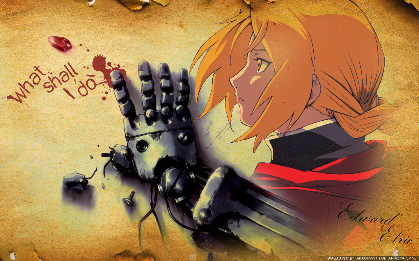 Handy-Wallpaper Fullmetal Alchemist, Animes, Edward Elric kostenlos herunterladen.