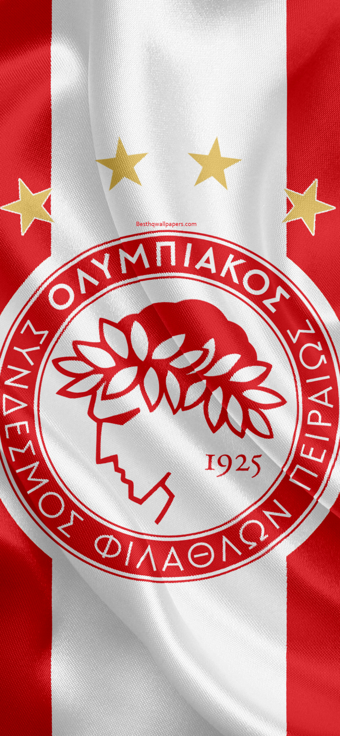Download mobile wallpaper Sports, Logo, Emblem, Soccer, Olympiacos F C for free.