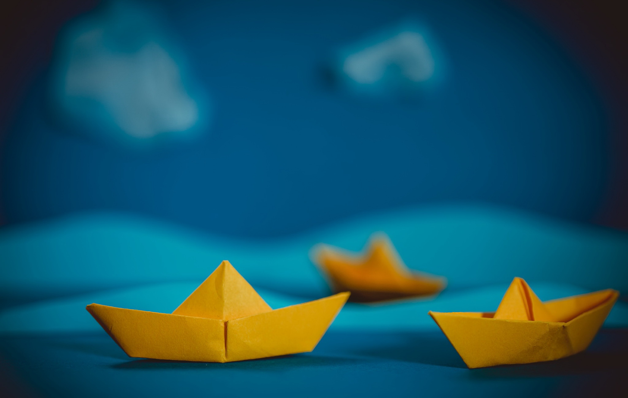 Free download wallpaper Origami, Paper Boat, Man Made on your PC desktop