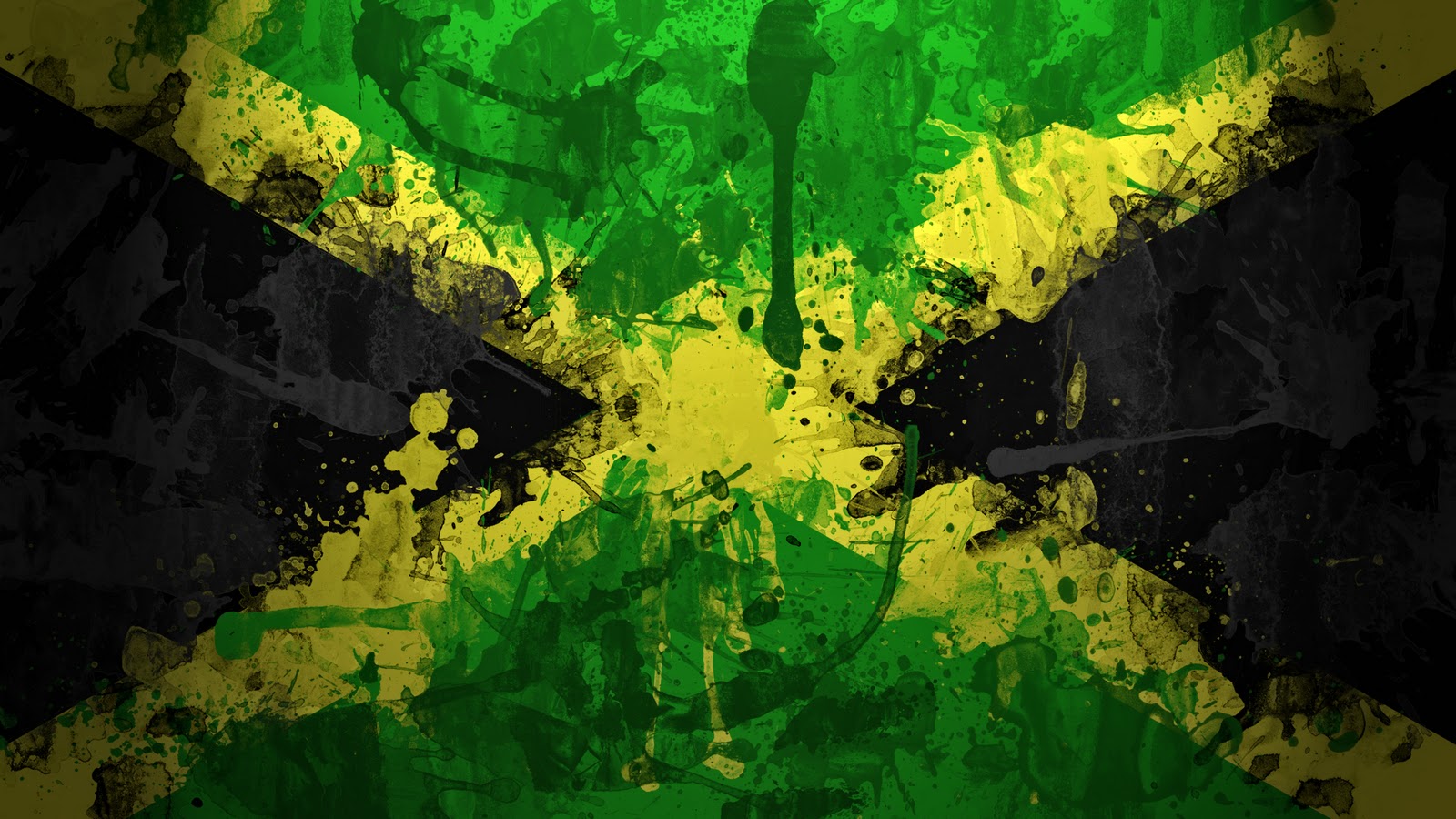 Скачать обои Флаг Ямайки на телефон бесплатно
