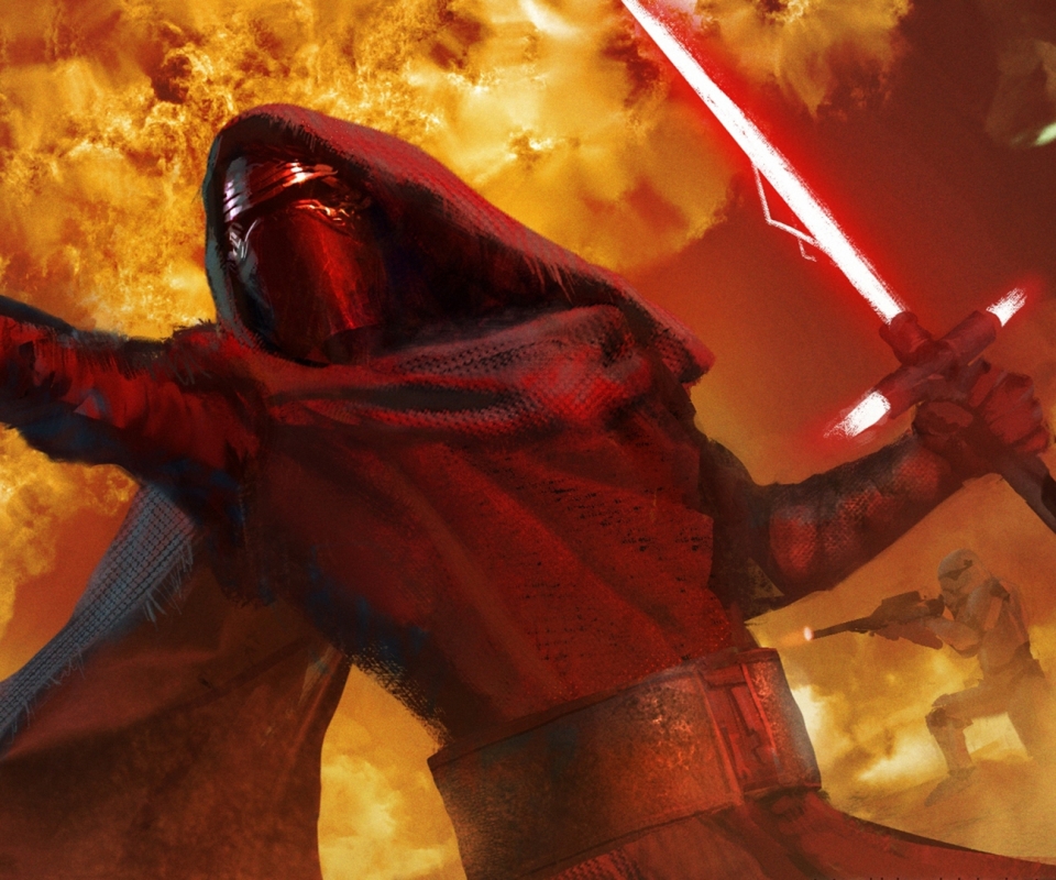 Baixar papel de parede para celular de Filme, Sabre De Luz, Guerra Nas Estrelas, Stormtrooper, Guerra Das Estrelas, Star Wars: Episódio Vii O Despertar Da Força, Kylo Ren gratuito.