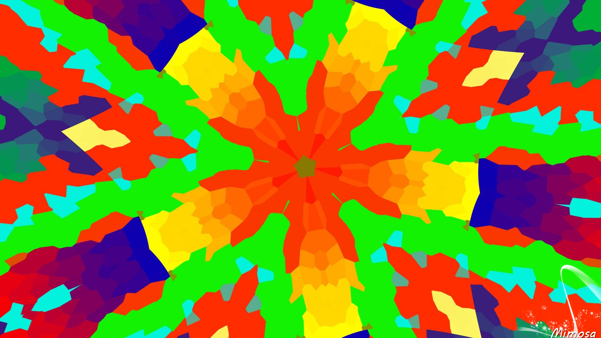 1920 x 1080 picture abstract, colors, colorful, kaleidoscope, ripple