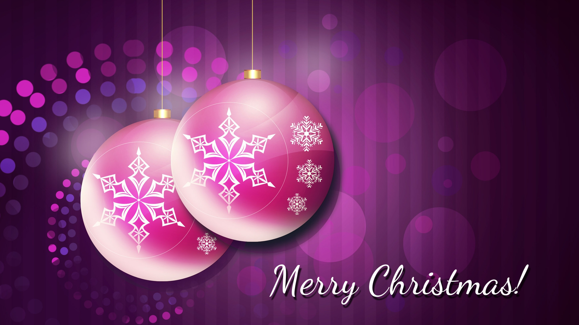 PCデスクトップにクリスマス, 紫の, クリスマスオーナメント, ホリデー, メリークリスマス画像を無料でダウンロード