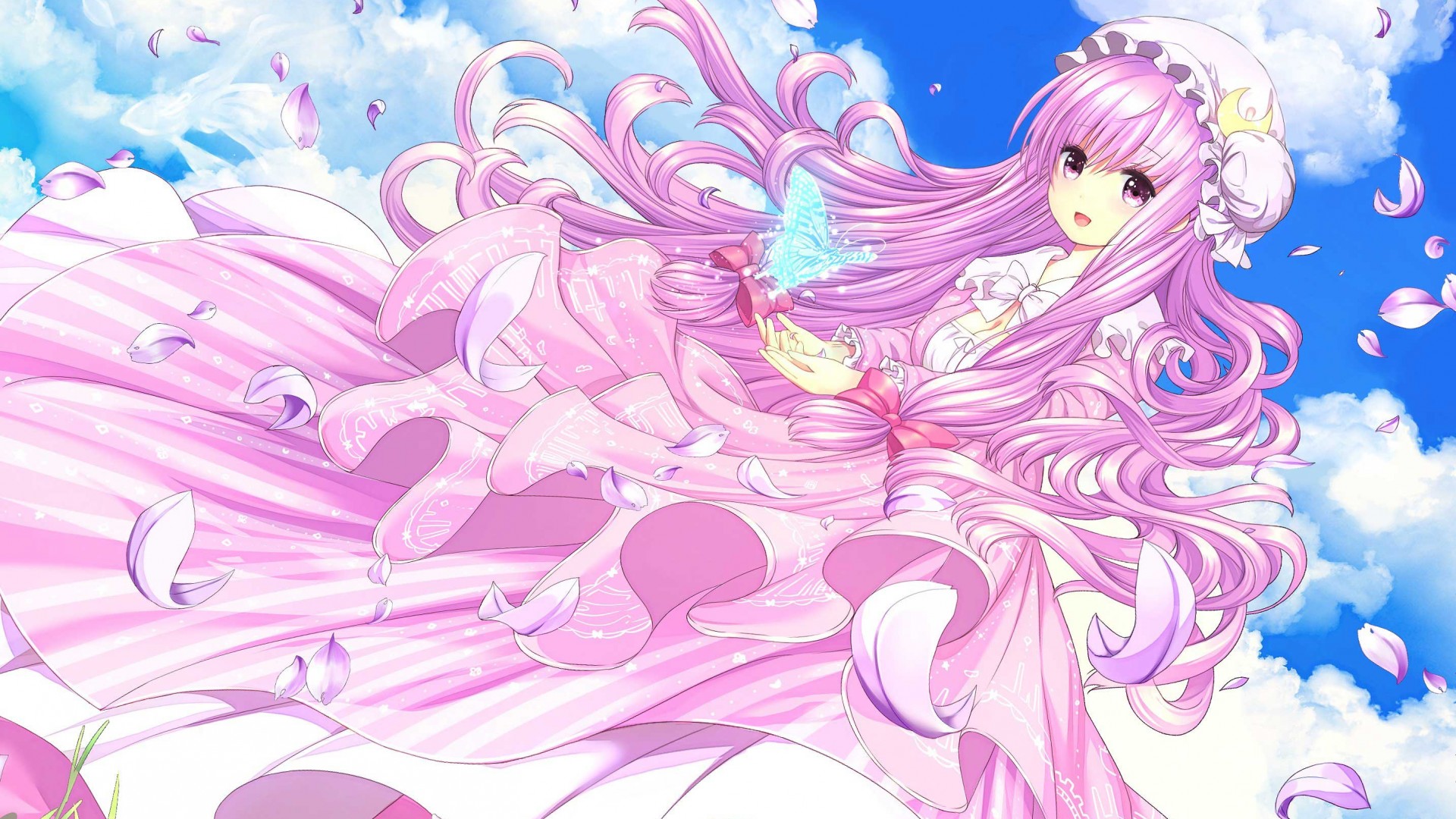 Free download wallpaper Anime, Cute, Touhou, Patchouli Knowledge on your PC desktop