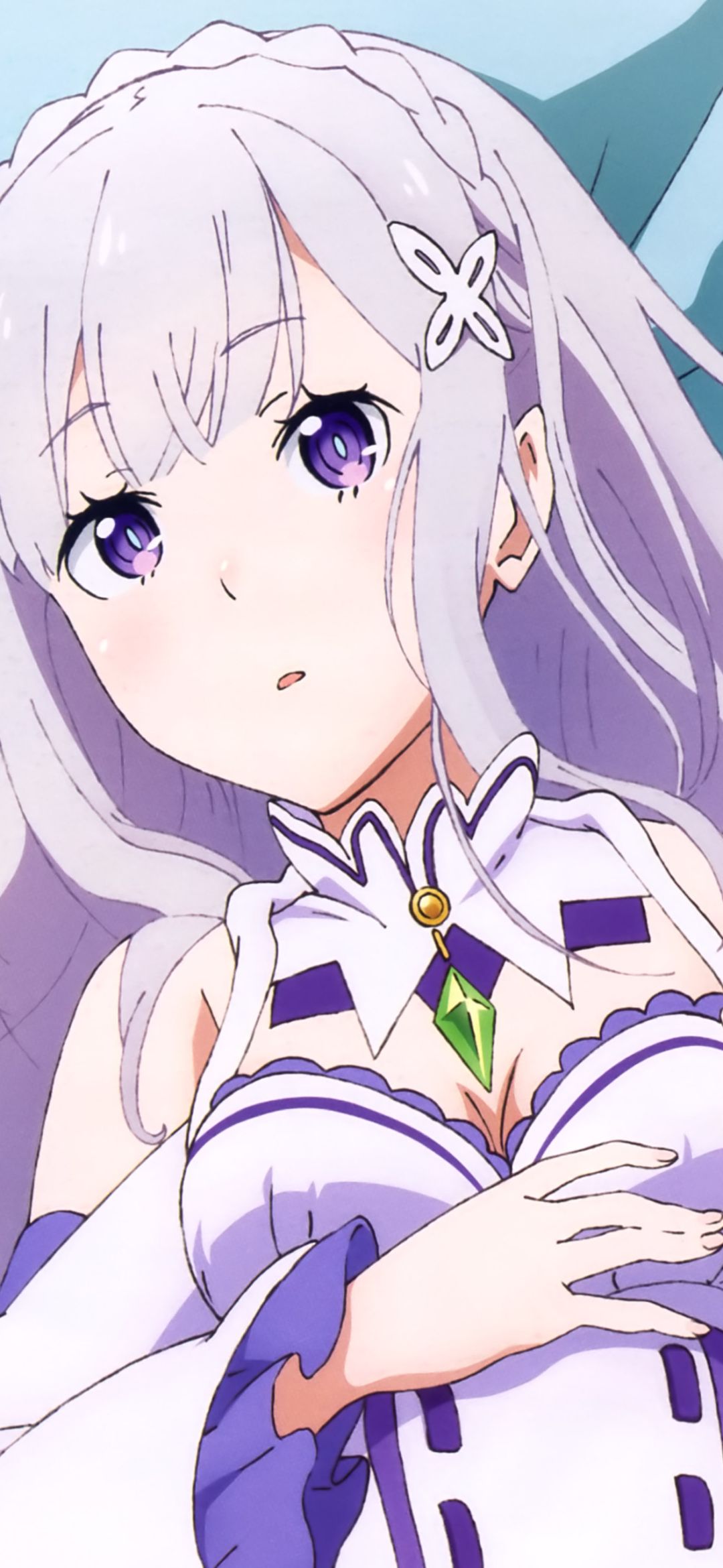 Handy-Wallpaper Animes, Emilia (Re: Zero), Re:zero Das Leben In Einer Anderen Welt Beginnen kostenlos herunterladen.