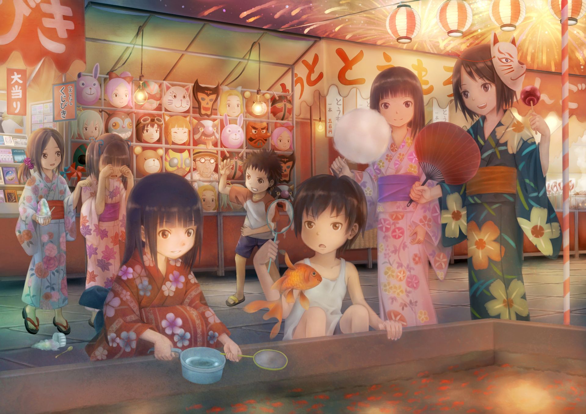 Download mobile wallpaper Anime, Kimono, Original for free.
