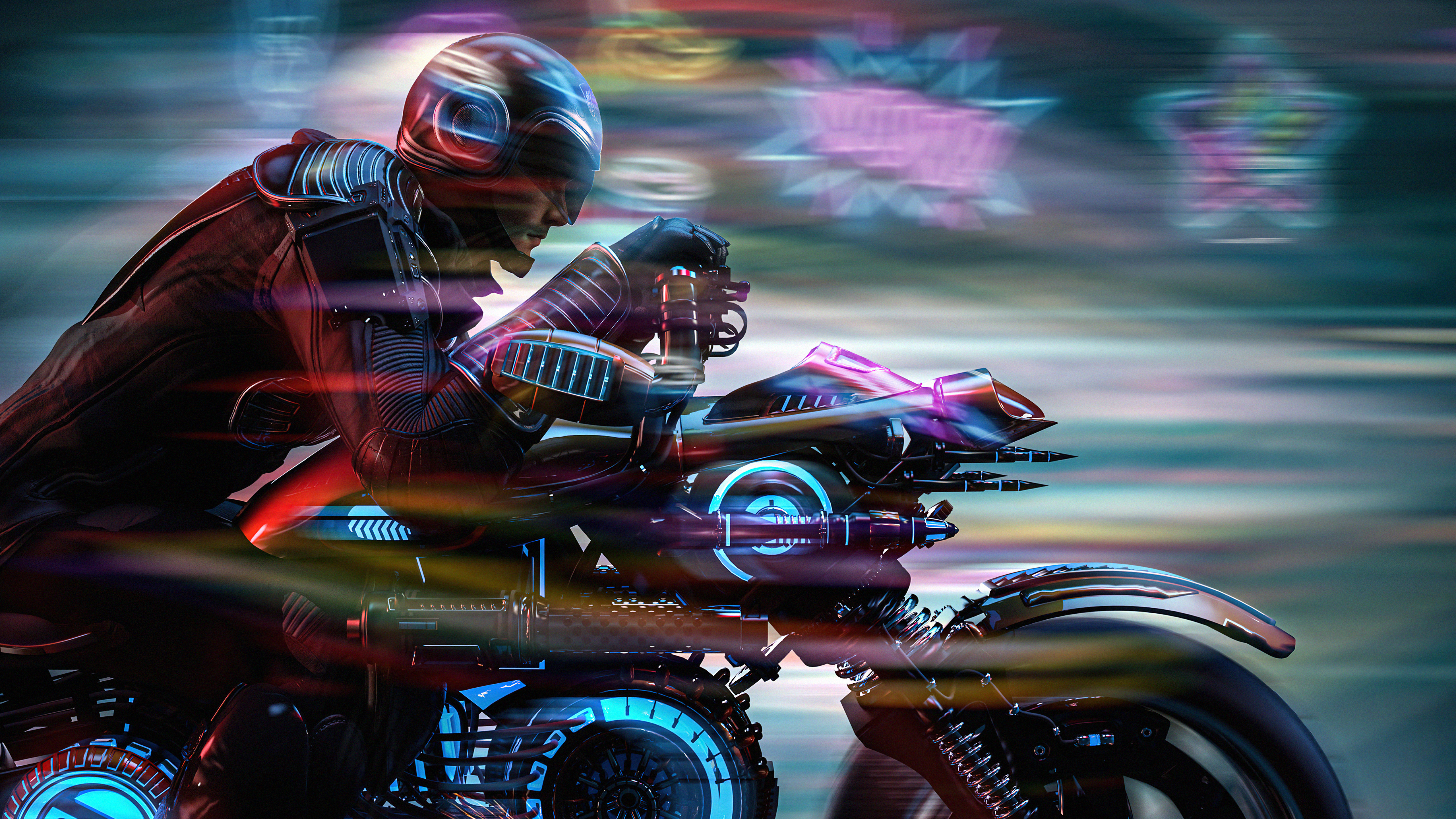Download mobile wallpaper Motorcycle, Sci Fi, Futuristic, Vehicle for free.